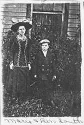 Marie South Williams and her Brother Ben, circa 1915